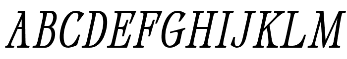 Dahliana Bold Oblique Font UPPERCASE
