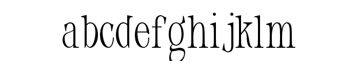 Dahliana-ExtraLight Font LOWERCASE