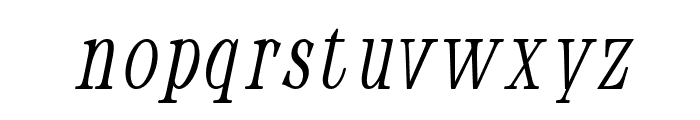 Dahliana-MediumOblique Font LOWERCASE