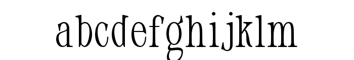 Dahliana-Regular Font LOWERCASE