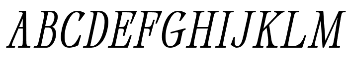 Dahliana Semi Bold Oblique Font UPPERCASE