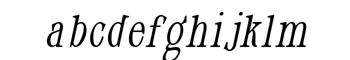 Dahliana Semi Bold Oblique Font LOWERCASE