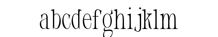Dahliana-Thin Font LOWERCASE