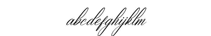 Dahlianti Angelina Italic Font LOWERCASE