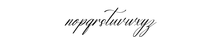 Dahlianti Angelina Italic Font LOWERCASE