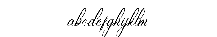 Dahlianti Angelina Font LOWERCASE