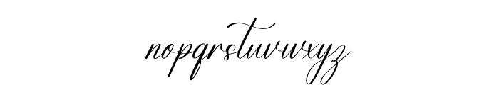 Dahlianti Angelina Font LOWERCASE