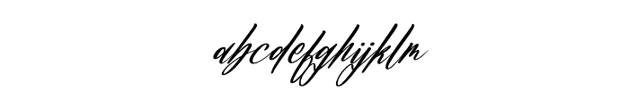 Dahlliaty Rofahness Italic Font LOWERCASE