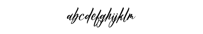 Dahlliaty Rofahness Font LOWERCASE