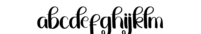 Dailly Font LOWERCASE