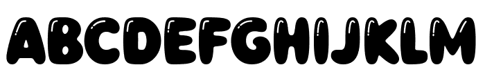 Daily Bubble Font UPPERCASE
