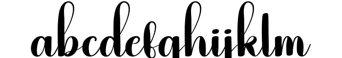 Daily Gift Font LOWERCASE