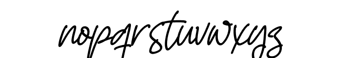 Daily Handwritten Italic Font LOWERCASE