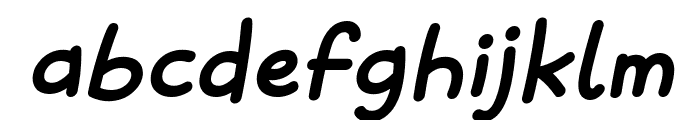 Daily Note Italic Font LOWERCASE