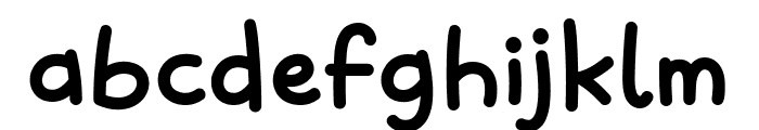 Daily Note Font LOWERCASE
