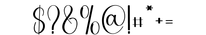 Daily Wedding Font OTHER CHARS