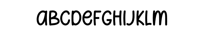 Daily Weekend Font UPPERCASE