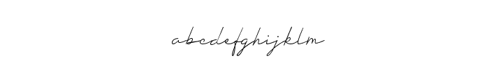 DailyCoffee-Regular Font LOWERCASE