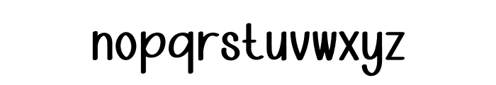 Dailyboy Font LOWERCASE
