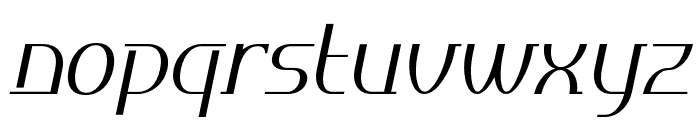 Daimor-LightSlanted Font LOWERCASE