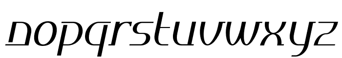 Daimor-Slanted Font LOWERCASE