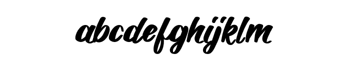 Daintti Swirl Regular Font LOWERCASE