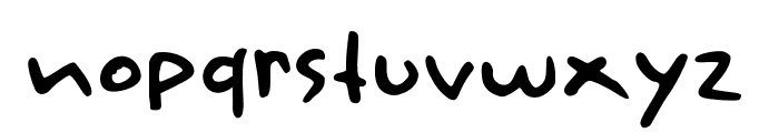 DaintyTowel Font LOWERCASE