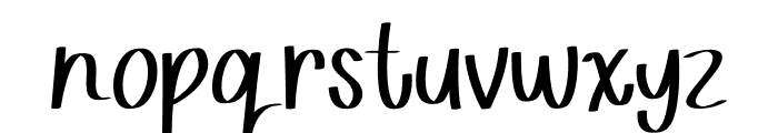 Daisy Friday Font LOWERCASE