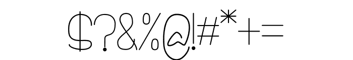 Dakimakura Regular Font OTHER CHARS
