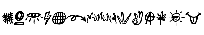 Dakota Doodle Regular Font UPPERCASE