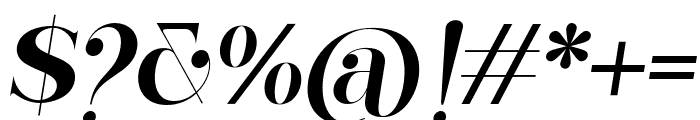 Dalgino-Italic Font OTHER CHARS