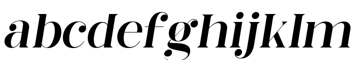 Dalgino-Italic Font LOWERCASE
