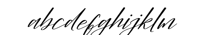 Dalinthy Italic Font LOWERCASE