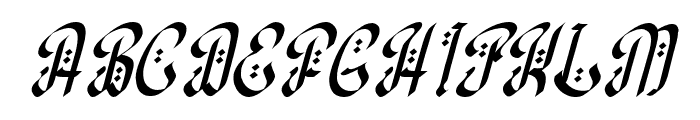 Daliyah-Italic Font UPPERCASE