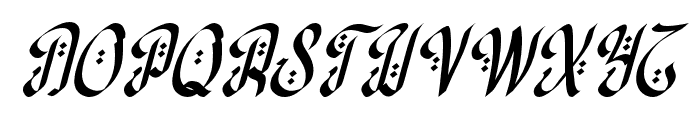 Daliyah-Italic Font UPPERCASE