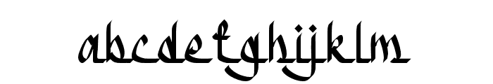 DaliyahRegular Font LOWERCASE