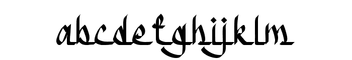 Daliyah Font LOWERCASE