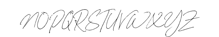 Dallem Signature Font UPPERCASE