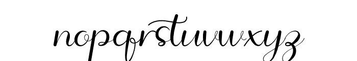 Dallyna Font LOWERCASE