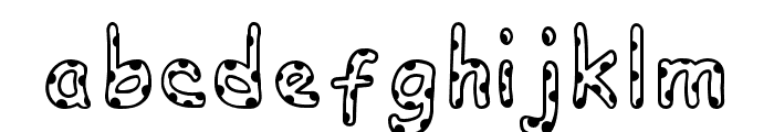 Dalmatian-Regular Font LOWERCASE