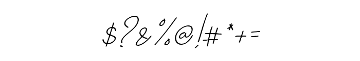 Dalton White Italic Font OTHER CHARS