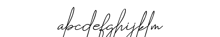 Dalton White Italic Font LOWERCASE