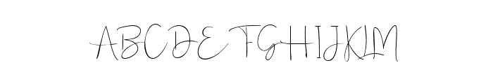 Dalty-Regular Font UPPERCASE