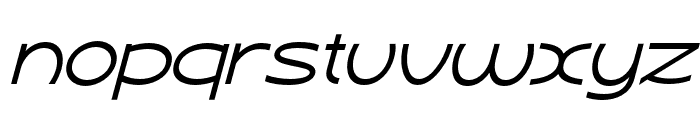 Dampfnudel-Italic Font LOWERCASE