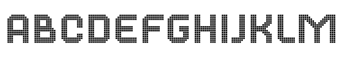 Dance Floor Pixel Grid Font LOWERCASE
