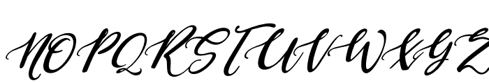 Dandeleon-Italic Font UPPERCASE
