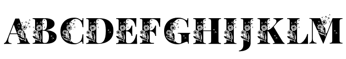 Dandelion Inside Regular Font UPPERCASE