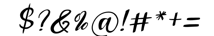 Dandelion Italic Font OTHER CHARS