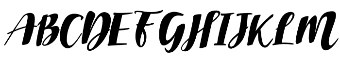 Dandelion Italic Font UPPERCASE