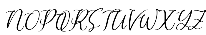 Dandelion Pelangi Italic Font UPPERCASE